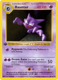 Haunter (029/102) [Base Set (Shadowless)]