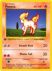 Ponyta (060/102) [Base Set (Shadowless)]