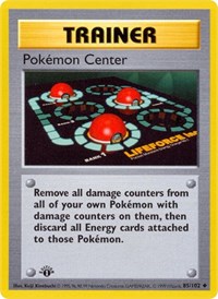 Pokemon Center (085/102) [Base Set (Shadowless)]