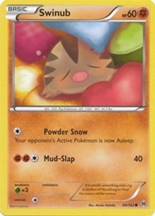Swinub 080/162  XY  BREAKthrough - Common