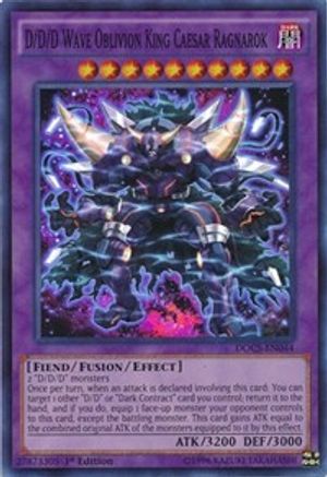D/D/D Wave Oblivion King Caesar Ragnarok (DOCS-EN044) - Dimension of Chaos 1st Edition