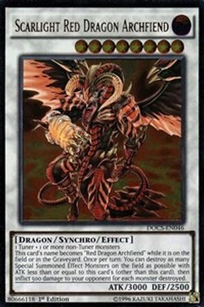 Scarlight Red Dragon Archfiend (UTR) (DOCS-EN046) - Dimension of Chaos Unlimited