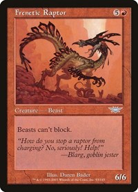 Frenetic Raptor (93) [Legions]