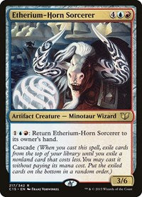 Etherium-Horn Sorcerer (217) [Commander 2015]
