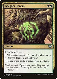 Golgari Charm (221) [Commander 2015]