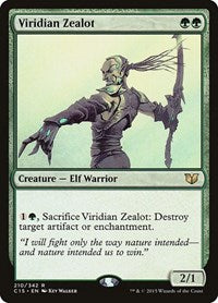 Viridian Zealot (210) [Commander 2015]