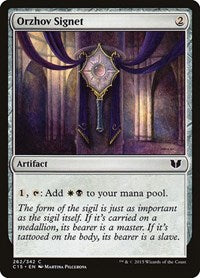 Orzhov Signet (262) [Commander 2015]
