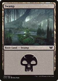 Swamp (334) (334) [Commander 2015]