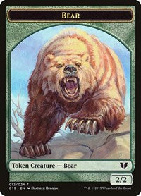 Bear // Spider Double-Sided Token (12 // 18) [Commander 2015]