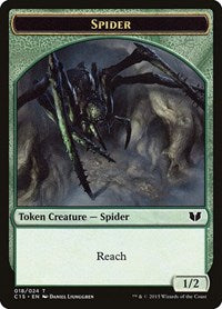 Spider // Wolf Double-Sided Token (18 // 19) [Commander 2015]
