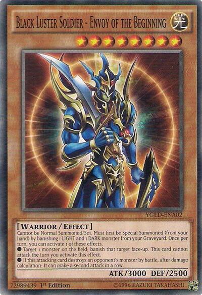 Black Luster Soldier - Envoy of the Beginning (YGLD-ENA02) [King of Games: Yugi's Legendary Decks]