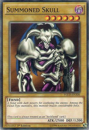 Summoned Skull (YGLD-ENA06) - King of Games: Yugi's Legendary Decks 1st Edition