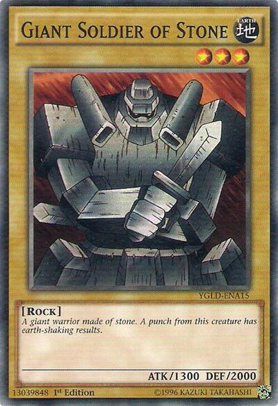 Giant Soldier of Stone (YGLD-ENA15) [King of Games: Yugi's Legendary Decks]