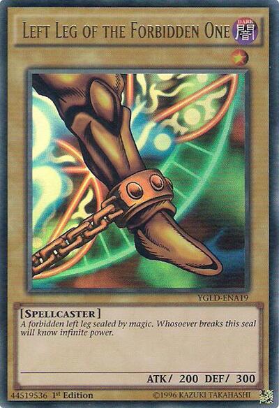 Left Leg of the Forbidden One (YGLD-ENA19) [King of Games: Yugi's Legendary Decks]