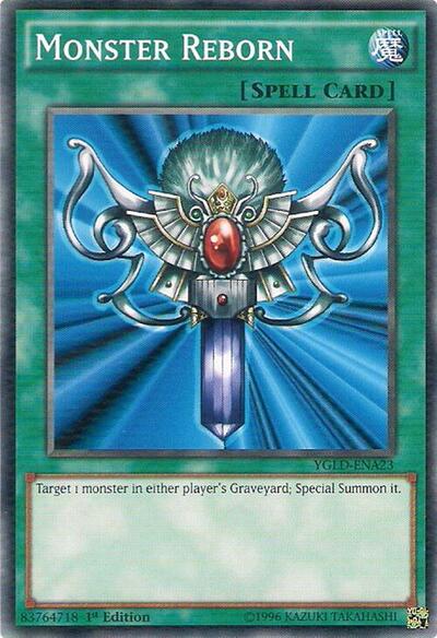 Monster Reborn (A) (YGLD-ENA23) [King of Games: Yugi's Legendary Decks]