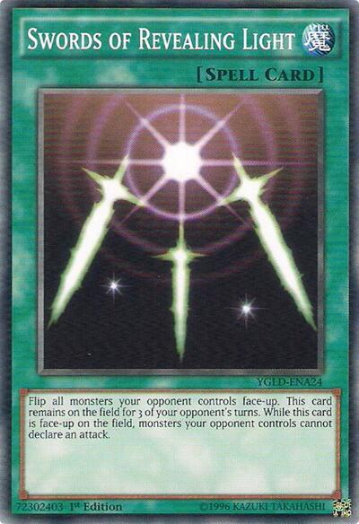 Swords of Revealing Light (A) (YGLD-ENA24) [King of Games: Yugi's Legendary Decks]