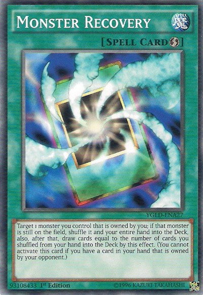 Monster Recovery (A) (YGLD-ENA27) [King of Games: Yugi's Legendary Decks]