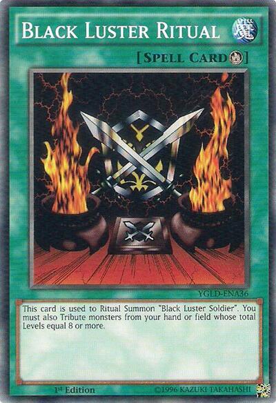 Black Luster Ritual (YGLD-ENA36) [King of Games: Yugi's Legendary Decks]