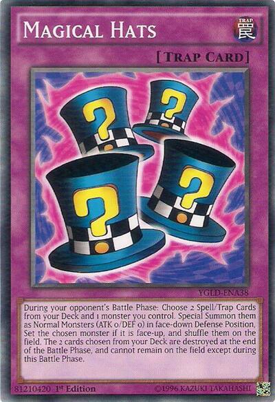 Magical Hats (A) (YGLD-ENA38) [King of Games: Yugi's Legendary Decks]