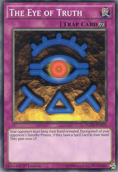 The Eye of Truth (YGLD-ENA39) [King of Games: Yugi's Legendary Decks]