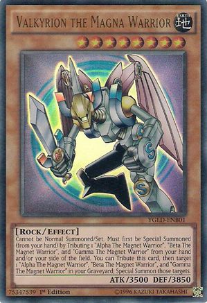 Valkyrion the Magna Warrior (YGLD-ENB01) - King of Games: Yugi's Legendary Decks 1st Edition