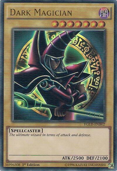 Dark Magician (B) (YGLD-ENB02) [King of Games: Yugi's Legendary Decks]