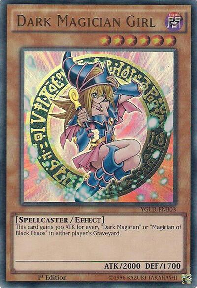 Dark Magician Girl (B) (YGLD-ENB03) [King of Games: Yugi's Legendary Decks]