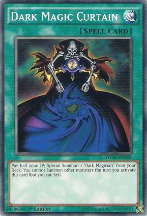 Dark Magic Curtain (YGLD-ENB18) - King of Games: Yugi's Legendary Decks 1st Edition