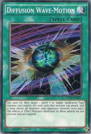 Diffusion Wave-Motion (YGLD-ENB22) - King of Games: Yugi's Legendary Decks Unlimited