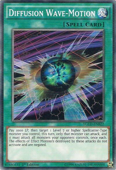 Diffusion Wave-Motion (YGLD-ENB22) [King of Games: Yugi's Legendary Decks]