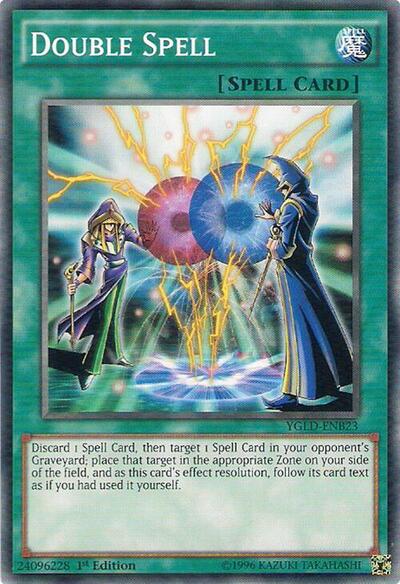 Double Spell (YGLD-ENB23) [King of Games: Yugi's Legendary Decks]
