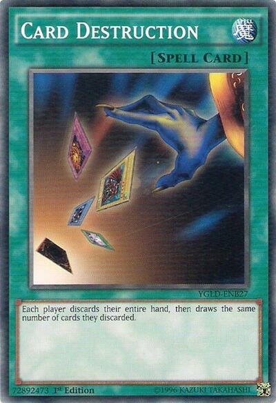 Card Destruction (YGLD-ENB27) [King of Games: Yugi's Legendary Decks]