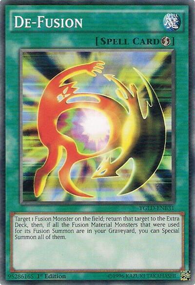 De-Fusion (YGLD-ENB31) [King of Games: Yugi's Legendary Decks]