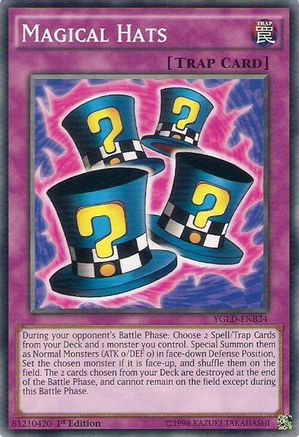 Magical Hats (B) (YGLD-ENB34) - King of Games: Yugi's Legendary Decks Unlimited