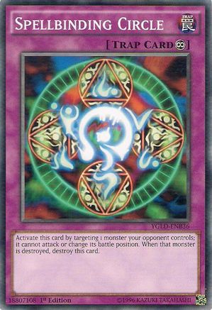 Spellbinding Circle (YGLD-ENB36) - King of Games: Yugi's Legendary Decks 1st Edition