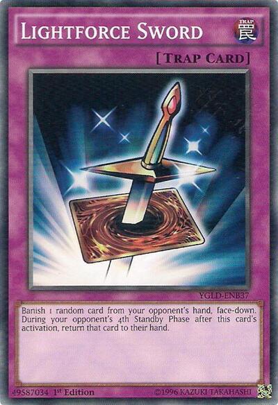 Lightforce Sword (YGLD-ENB37) [King of Games: Yugi's Legendary Decks]