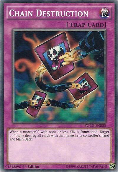Chain Destruction (YGLD-ENB38) [King of Games: Yugi's Legendary Decks]