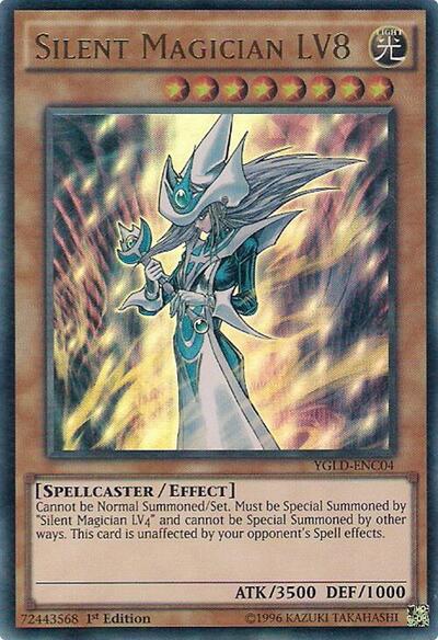 Silent Magician LV8 (YGLD-ENC04) [King of Games: Yugi's Legendary Decks]