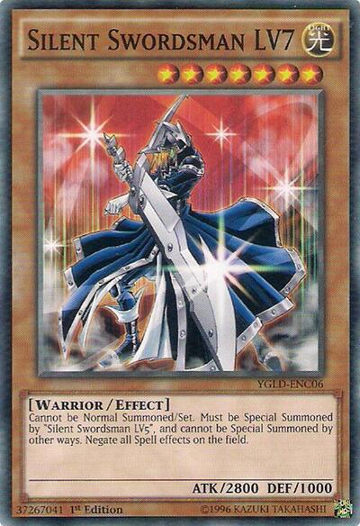 Silent Swordsman LV7 (YGLD-ENC06) [King of Games: Yugi's Legendary Decks]