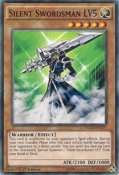 Silent Swordsman LV5 (YGLD-ENC07) [King of Games: Yugi's Legendary Decks]