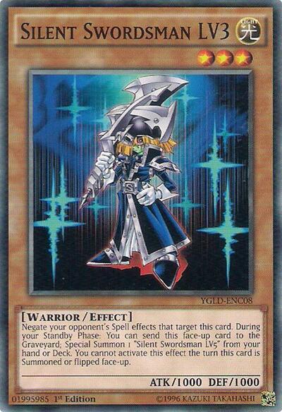 Silent Swordsman LV3 (YGLD-ENC08) [King of Games: Yugi's Legendary Decks]