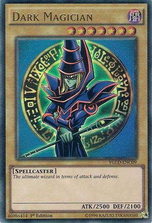 Dark Magician (C) (YGLD-ENC09) - King of Games: Yugi's Legendary Decks Unlimited