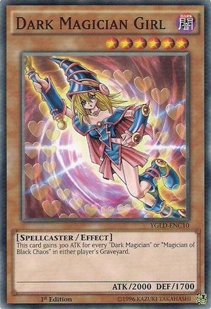 Dark Magician Girl (C) (YGLD-ENC10) - King of Games: Yugi's Legendary Decks 1st Edition