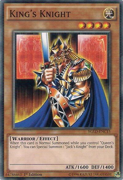 King's Knight (C) (YGLD-ENC15) [King of Games: Yugi's Legendary Decks]