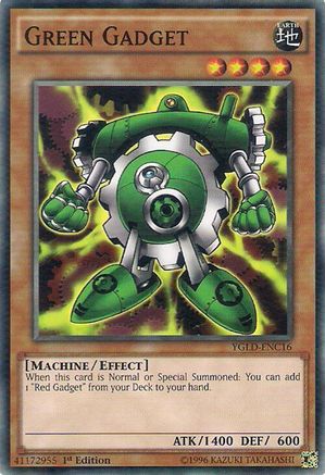 Green Gadget (YGLD-ENC16) - King of Games: Yugi's Legendary Decks Unlimited
