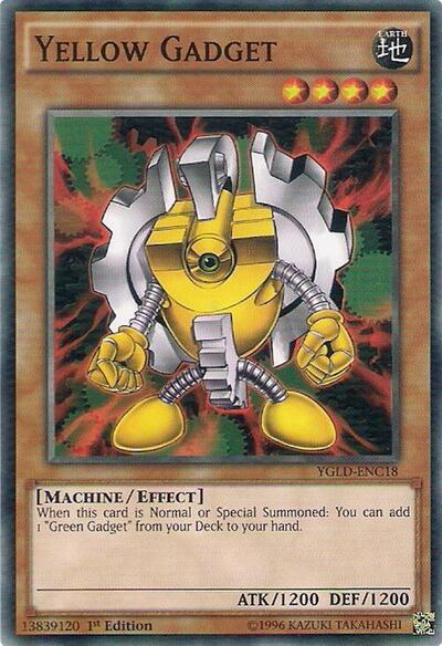 Yellow Gadget (YGLD-ENC18) [King of Games: Yugi's Legendary Decks]