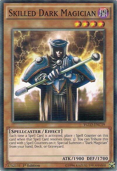 Skilled Dark Magician (YGLD-ENC19) [King of Games: Yugi's Legendary Decks]