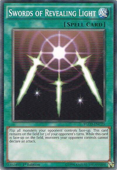 Swords of Revealing Light (C) (YGLD-ENC25) [King of Games: Yugi's Legendary Decks]