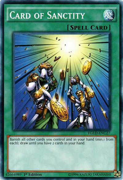 Card of Sanctity (YGLD-ENC27) [King of Games: Yugi's Legendary Decks]
