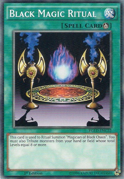 Black Magic Ritual (YGLD-ENC32) [King of Games: Yugi's Legendary Decks]
